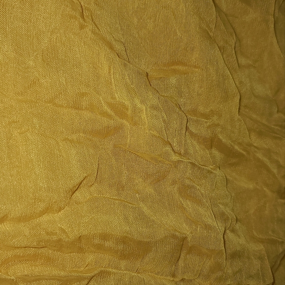 Yellow chiffon snood - Picture 4 of 5